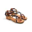 Fairfax and Favor Brancaster Sandal Tan and Navy Suede