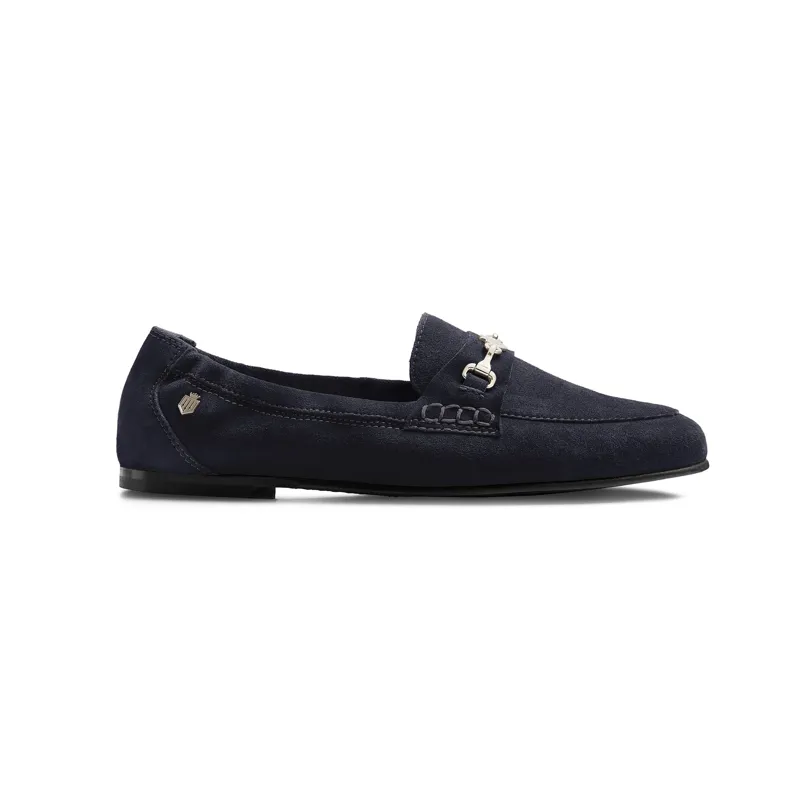 Fairfax and Favor Newmarket Loafers Navy Suede-6