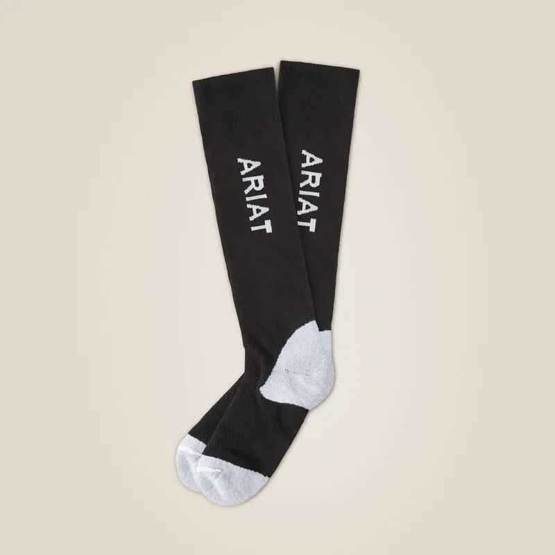 Ariat AriatTek Performance Socks Black/White-1