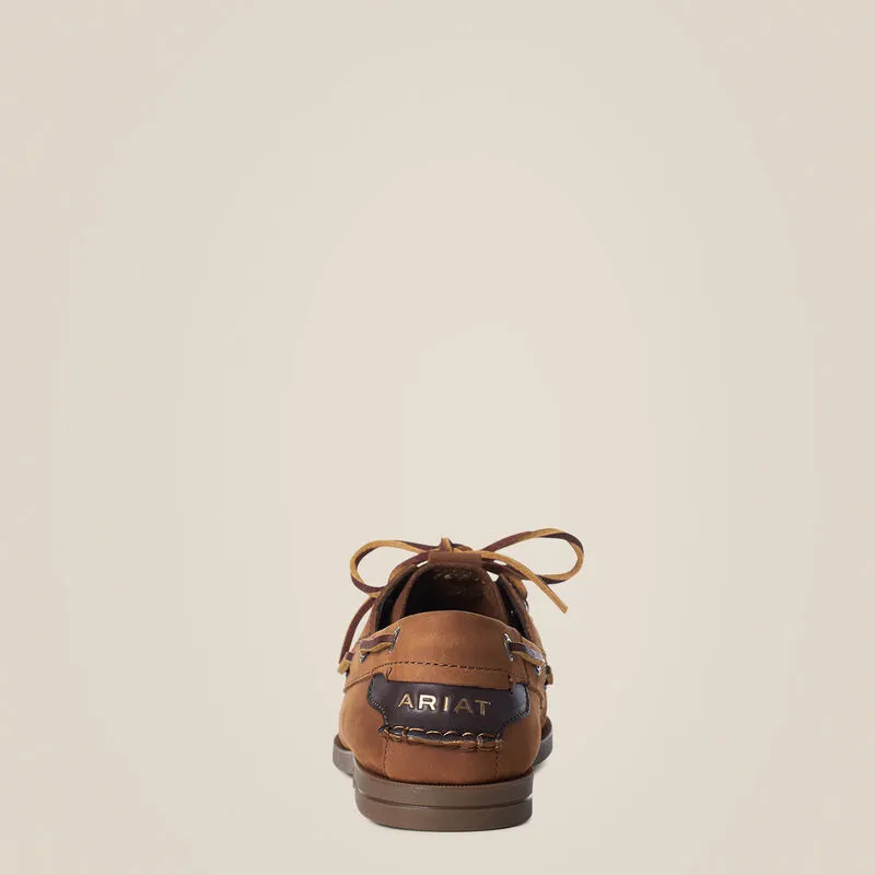 Ariat Antigua Boat Shoe Walnut-3