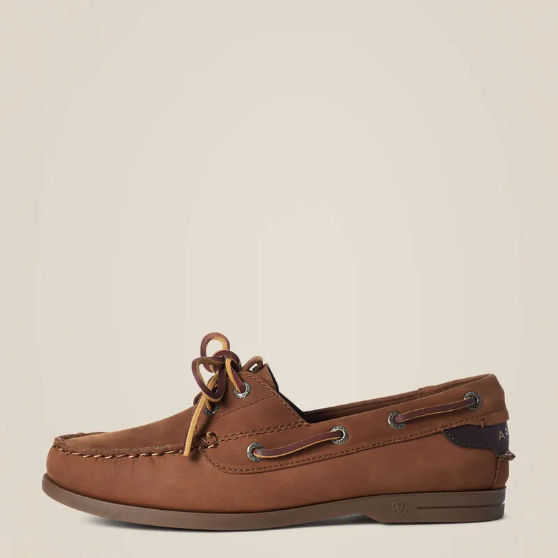 Ariat Antigua Boat Shoe Walnut-5
