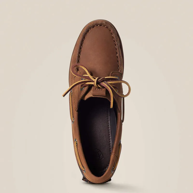 Ariat Antigua Boat Shoe Walnut-7