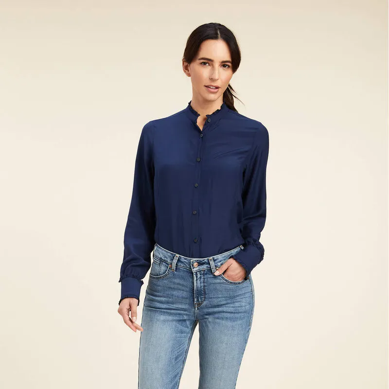 Ariat Clarion Blouse Navy-4