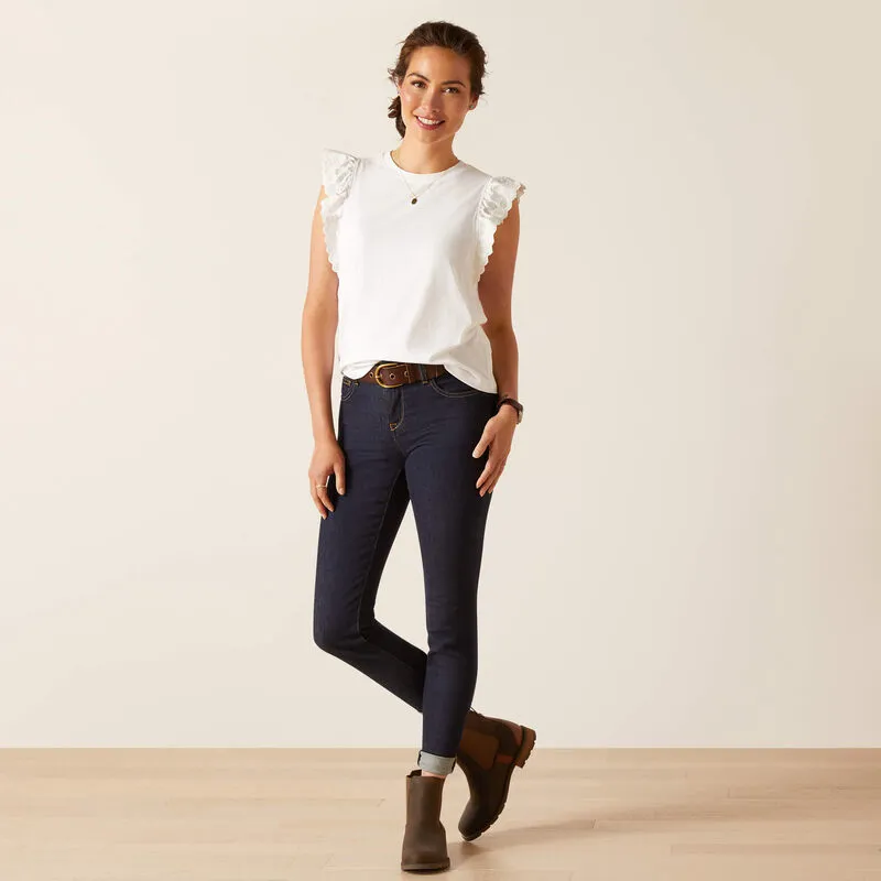 Ariat Ludlow Top White-4