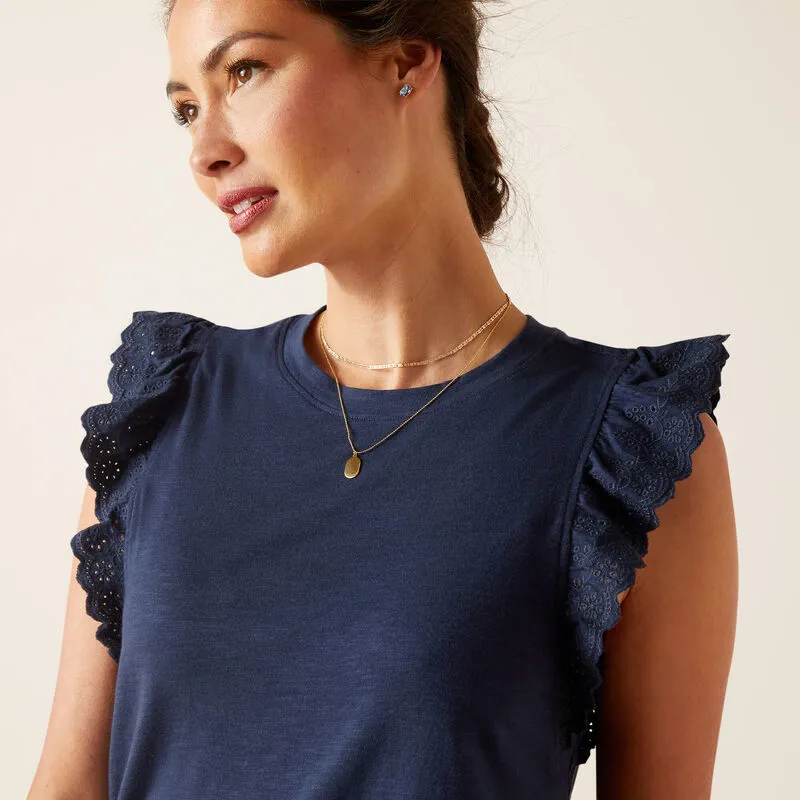 Ariat Ludlow Top Navy-1