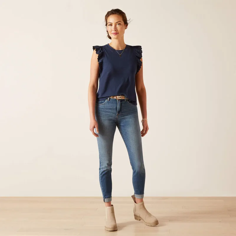 Ariat Ludlow Top Navy-4