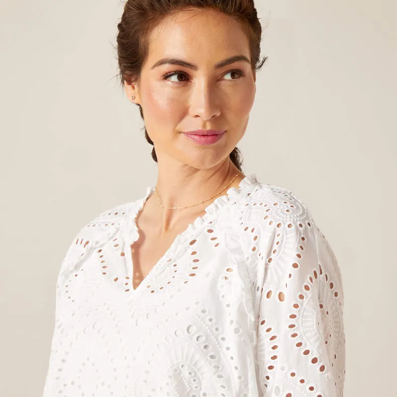 Ariat Decelea Blouse White-2