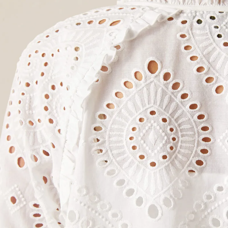 Ariat Decelea Blouse White-5
