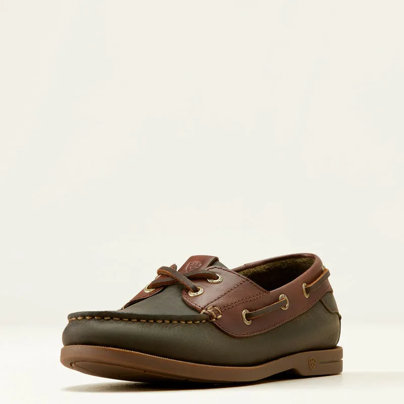 Ariat Antigua Boat Shoes Olive Night-1