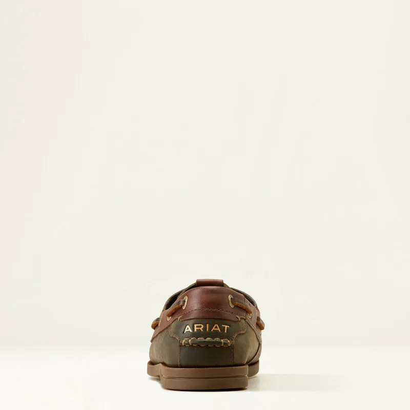 Ariat Antigua Boat Shoes Olive Night-2