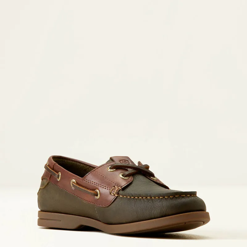 Ariat Antigua Boat Shoes Olive Night-3