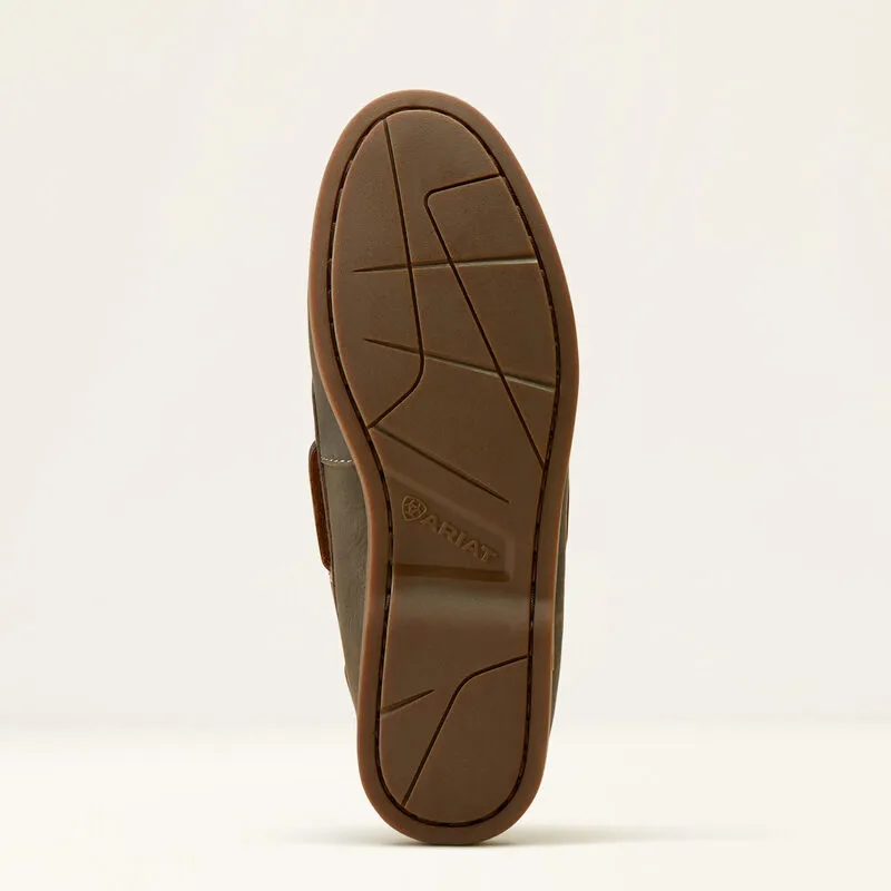 Ariat Antigua Boat Shoes Olive Night-6