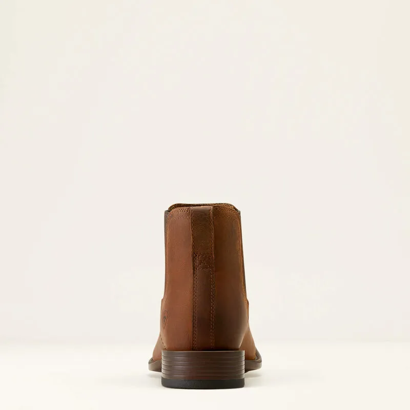 Ariat Booker Ultra Square Toe Western Boot Rough Tan-3