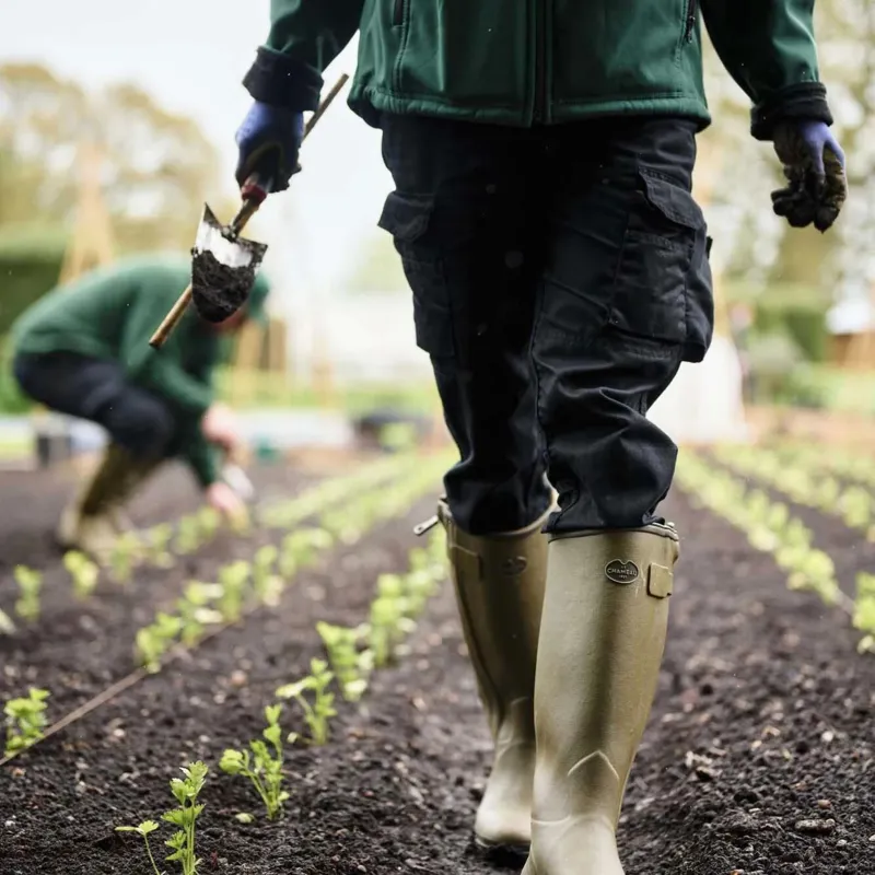 Le Chameau Chasseur Leather Lined Boots Vert Vierzon-5