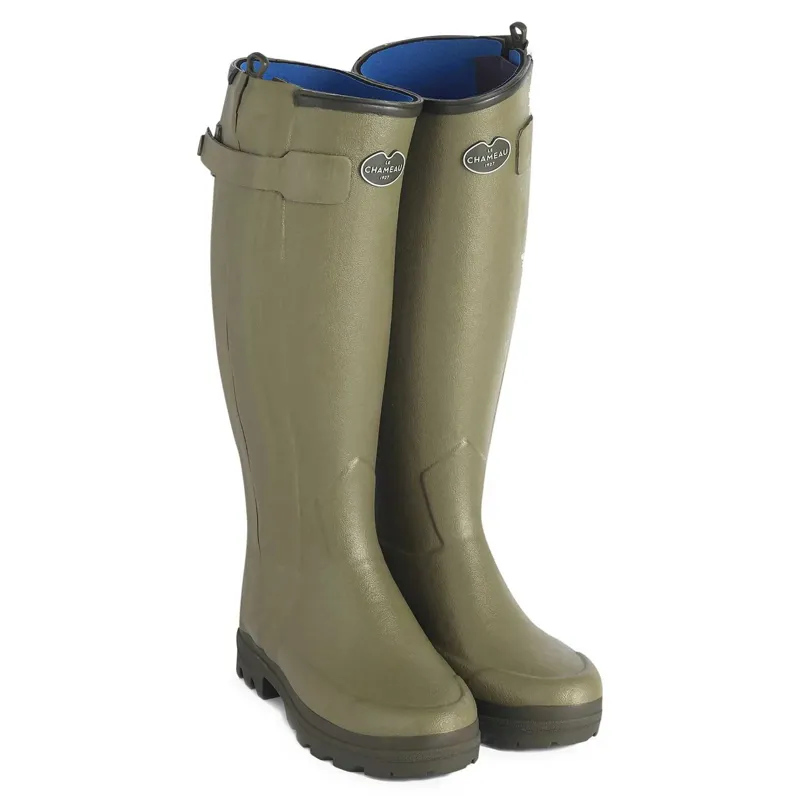 Le Chameau Ladies Chasseur Neoprene Lined Boots Vert Vierzon