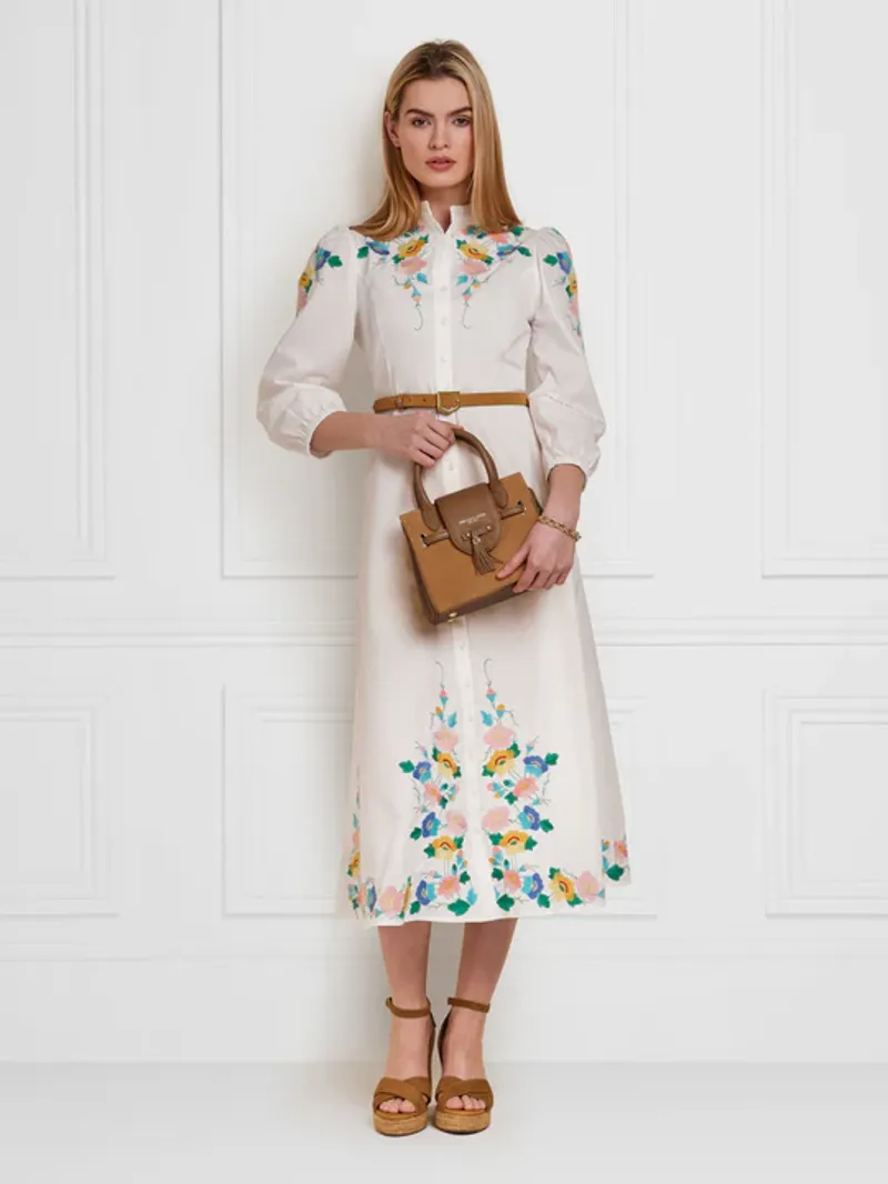 Fairfax and Favor Valencia Wedge Tan Suede-1