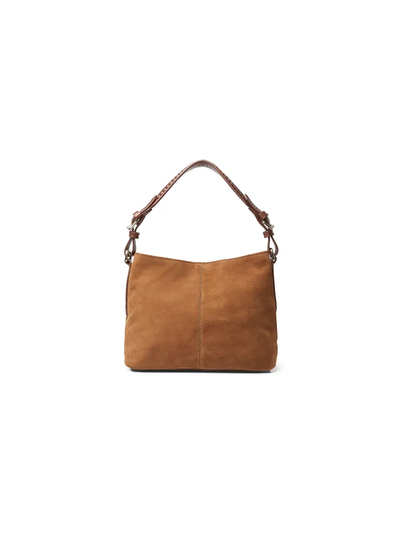 Fairfax and Favor Mini Tetbury Handbag Tan Suede-2