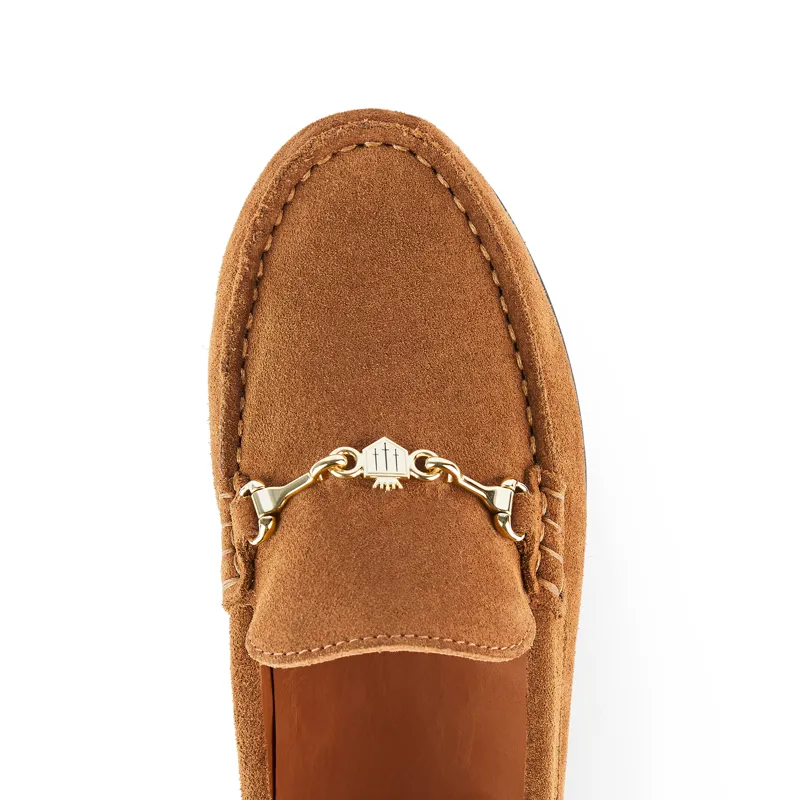Fairfax and Favor Trinity Loafer Tan Suede-3