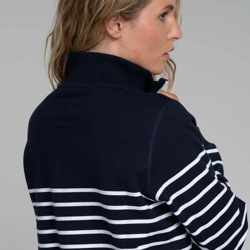 Schoffel Hope Cove Sweatshirt Navy Stripe-6