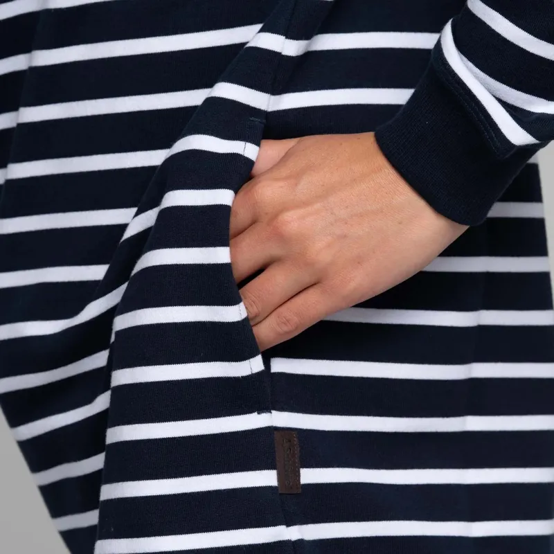 Schoffel Hope Cove Sweatshirt Navy Stripe-8