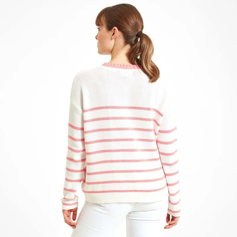 Schoffel Lee Bay Jumper Soft White Flamingo-2