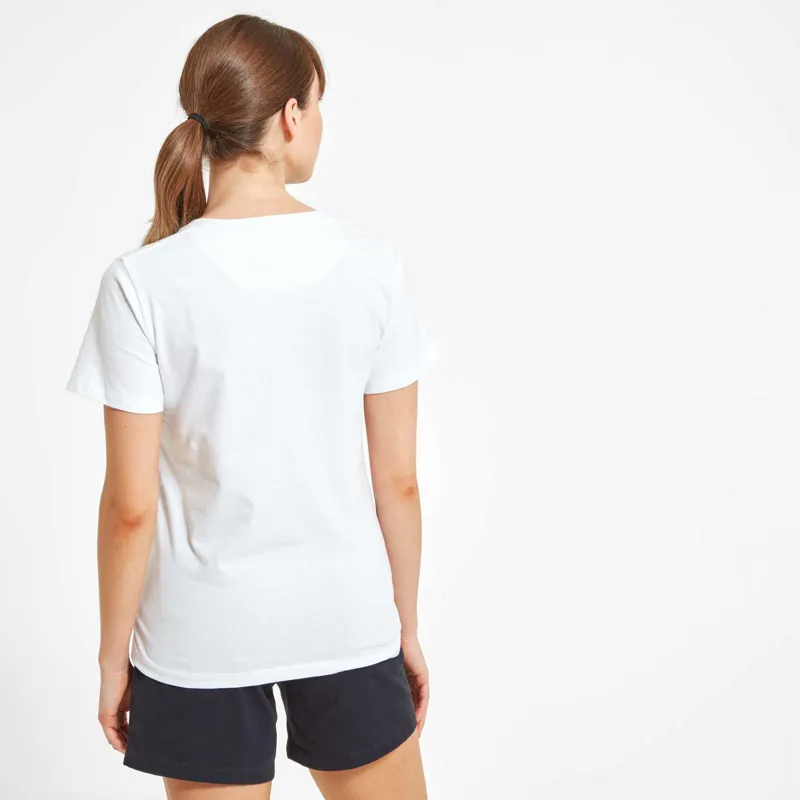 Schoffel Torre Tshirt White/Navy Logo-4