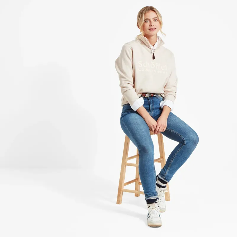 Schoffel St Issey Sweatshirt Oat Marl-7