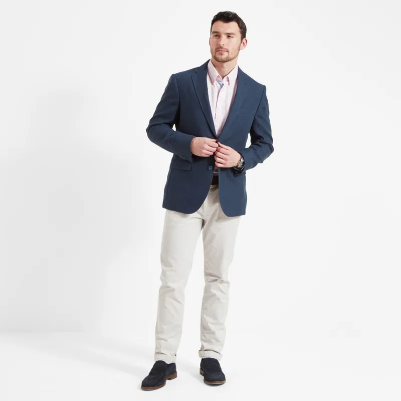 Schoffel Cowes Linen Jacket Blue-3