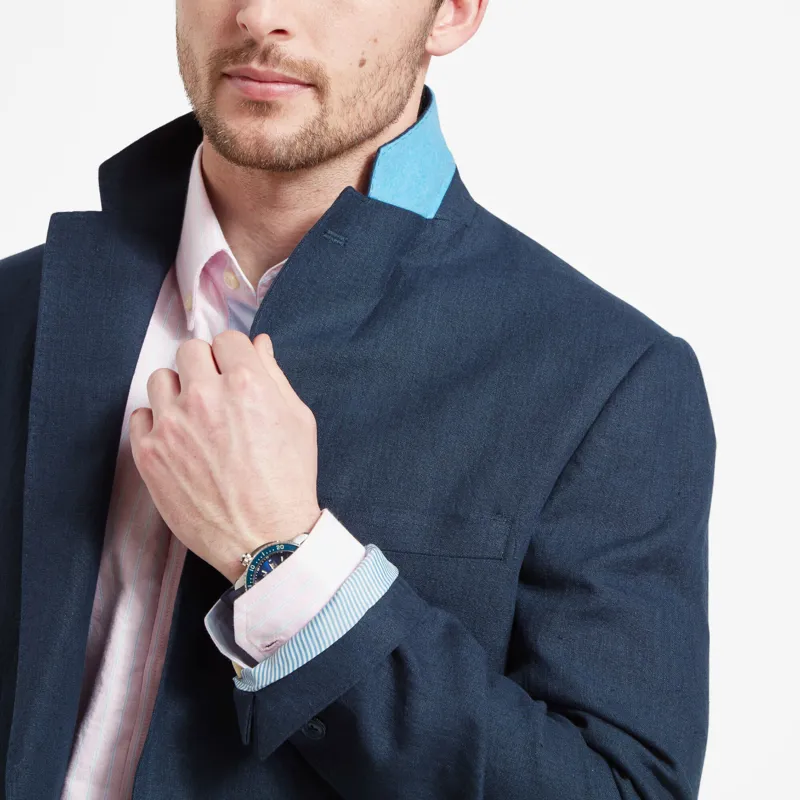 Schoffel Cowes Linen Jacket Blue-5