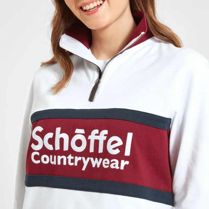 Schoffel Exeter Heritage Quarter Zip Sweatshirt Multi-5