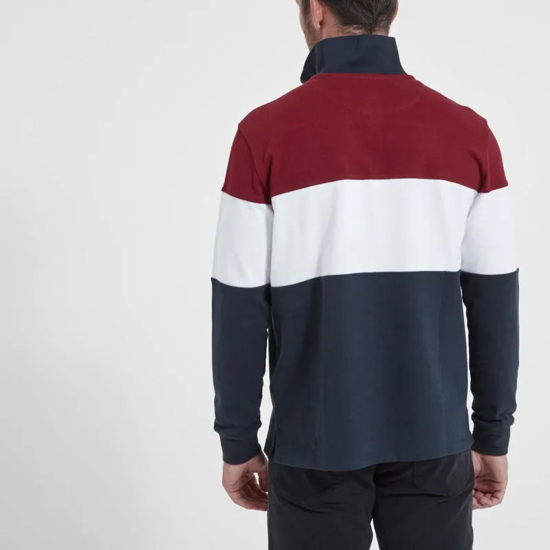 Schoffel Exeter Heritage Quarter Zip Jumper Bordeaux-4