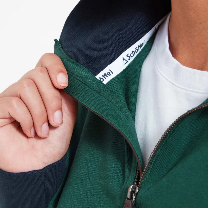 Schoffel Exeter Heritage Quarter Zip Jumper Navy-7