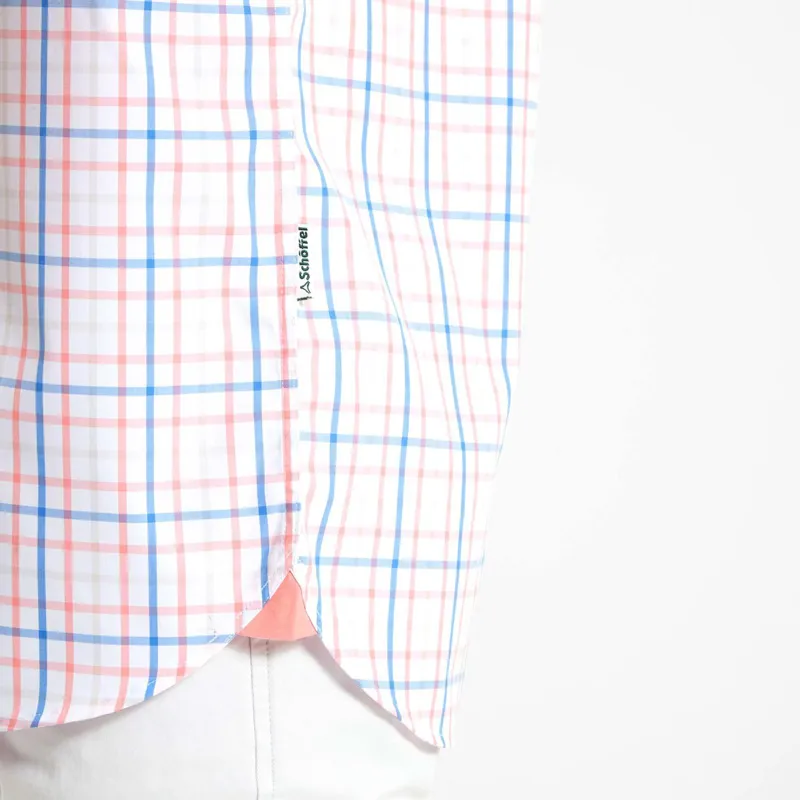 Schoffel Holkham Classic Shirt Flamingo Cloud Blue-5