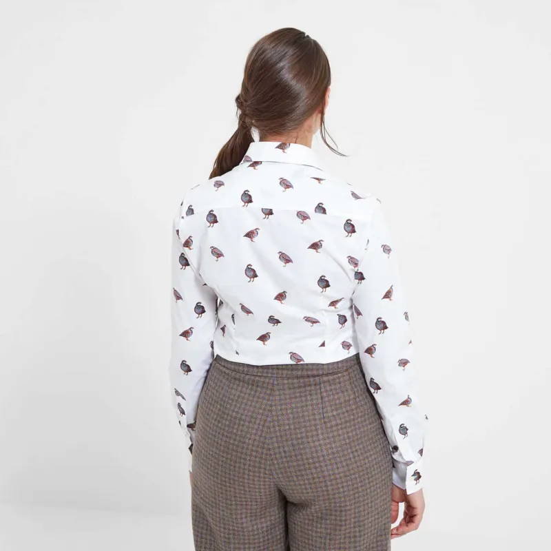 Schoffel Norfolk Shirt French Partridge Print-3