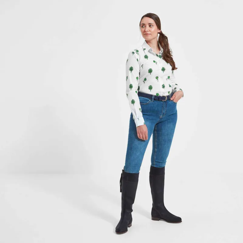 Schoffel Norfolk Shirt Artichoke Print-2