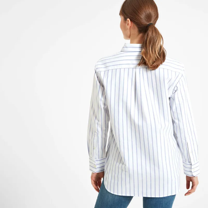 Schoffel Walberswick Oxford Shirt Blue Stripe-2