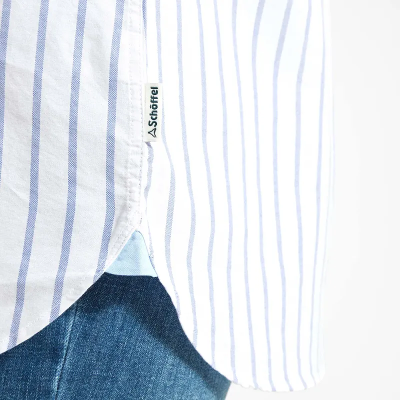 Schoffel Walberswick Oxford Shirt Blue Stripe-4