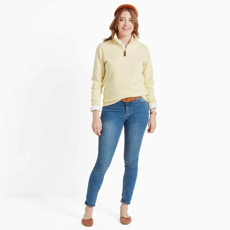 Schoffel Sennen Cove Sweatshirt Pale Lemon-2