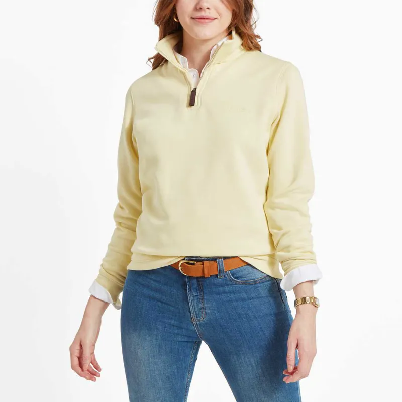 Schoffel Sennen Cove Sweatshirt Pale Lemon-5
