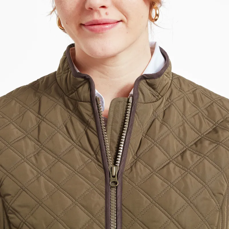Schoffel Ladies Quilt Gilet Olive-4