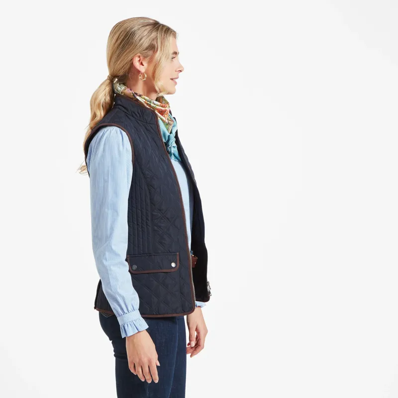 Schoffel Ladies Quilt Gilet Midnight -5