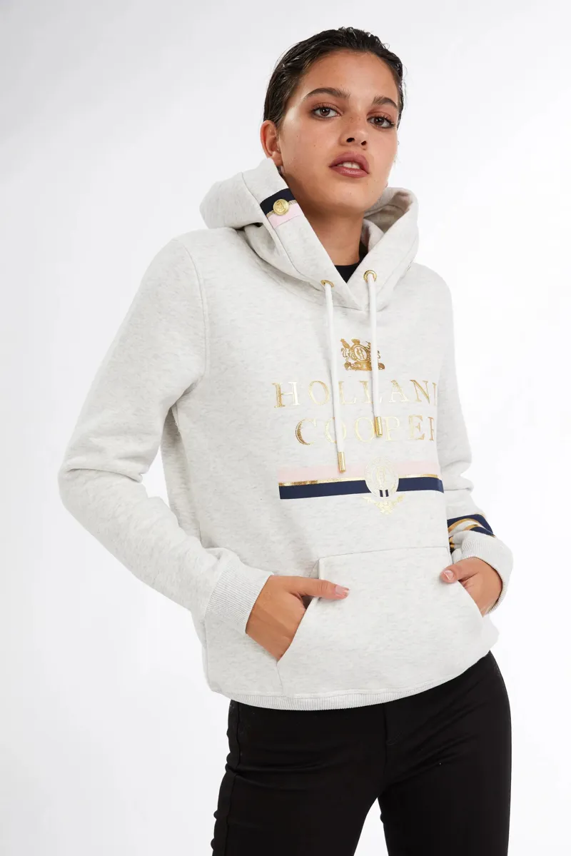 Holland Cooper Heritage Hoodie Ice Grey-1