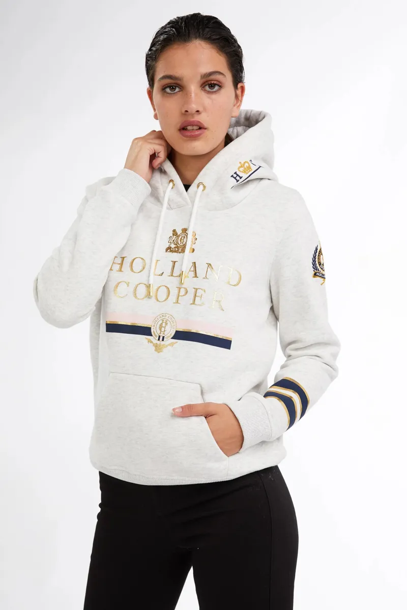 Holland Cooper Heritage Hoodie Ice Grey-2