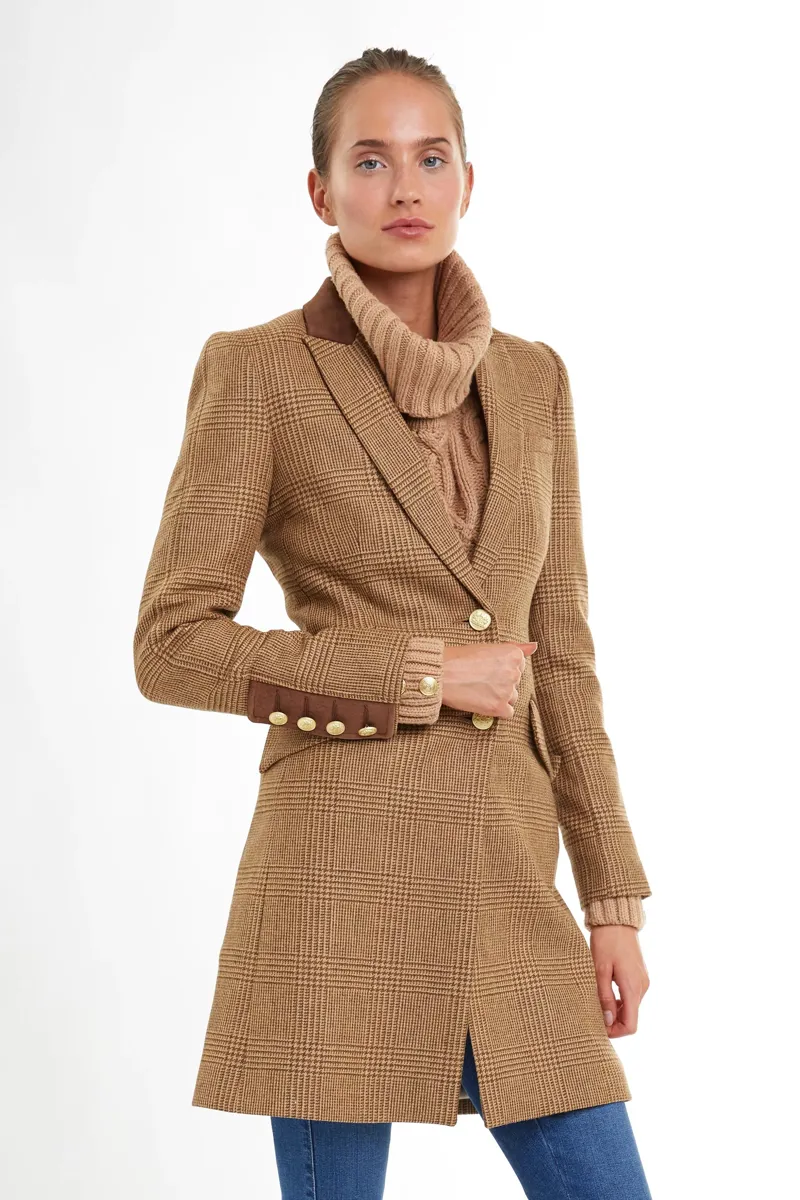 Holland Cooper Kempton Coat Tawny-1
