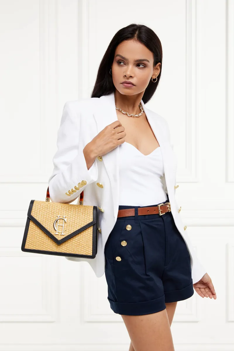 Holland Cooper Amoria Tailored Shorts Ink Navy-4