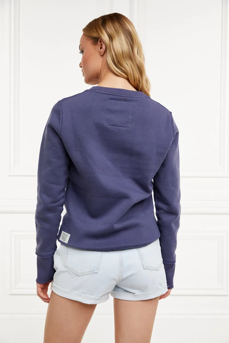 Holland Cooper Varsity Crew Jumper Yale Blue-3