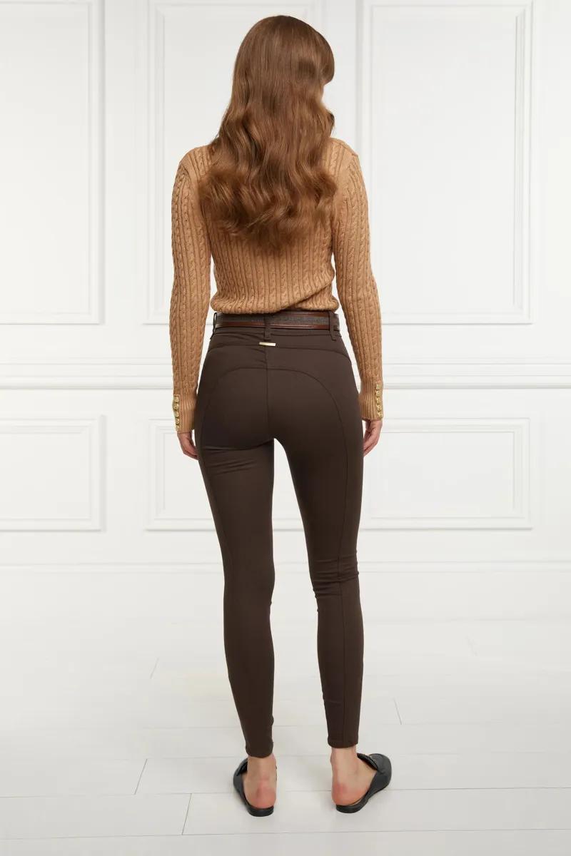 Holland Cooper Biker Jean Chocolate-2