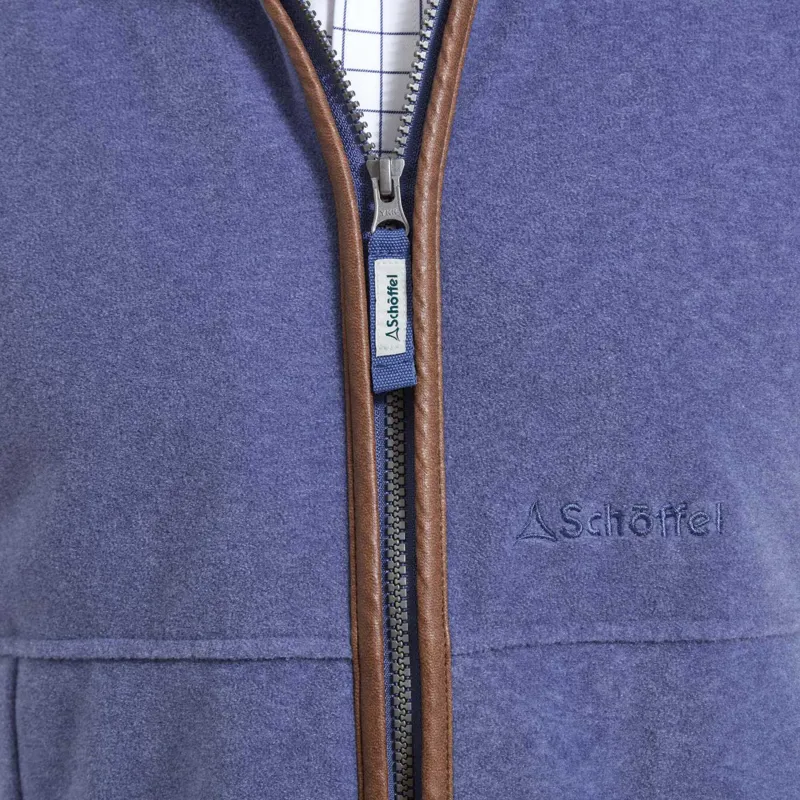 Schoffel Oakham Fleece Gilet Stone Blue-5