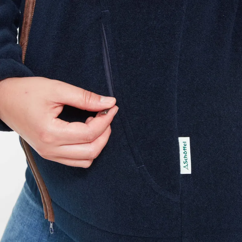 Schoffel Burley Fleece Jacket Navy-2