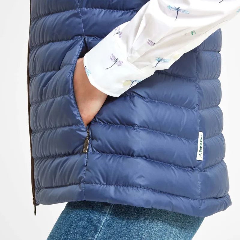 Schoffel Launde Down Jacket Stone Blue-2